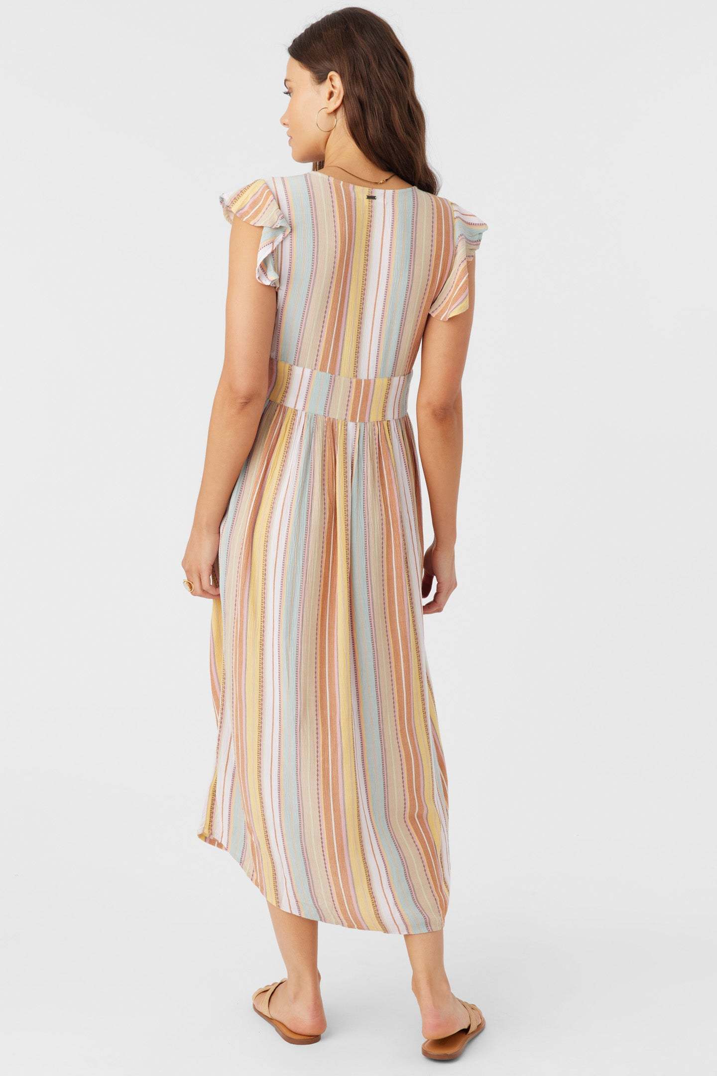 RAINEY STRIPE MIDI DRESS