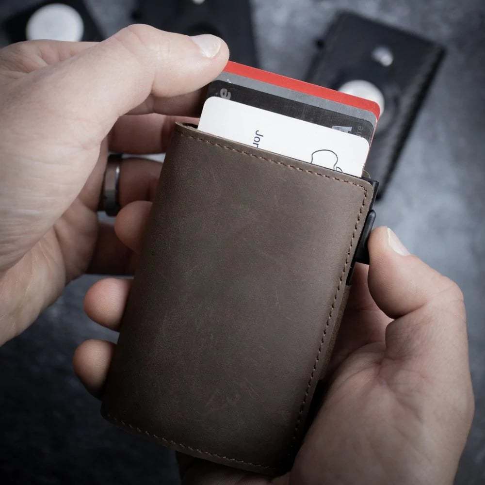 ✨LAST DAY ONLY 49% OFF🔥Men's Business Style Pu Leather Card Slots