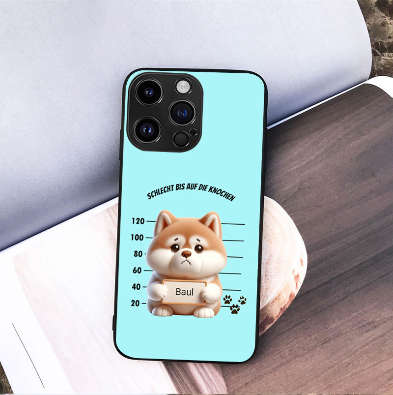 Lustige personalisierte Handyhülle für Hunde und Katzenliebhaber