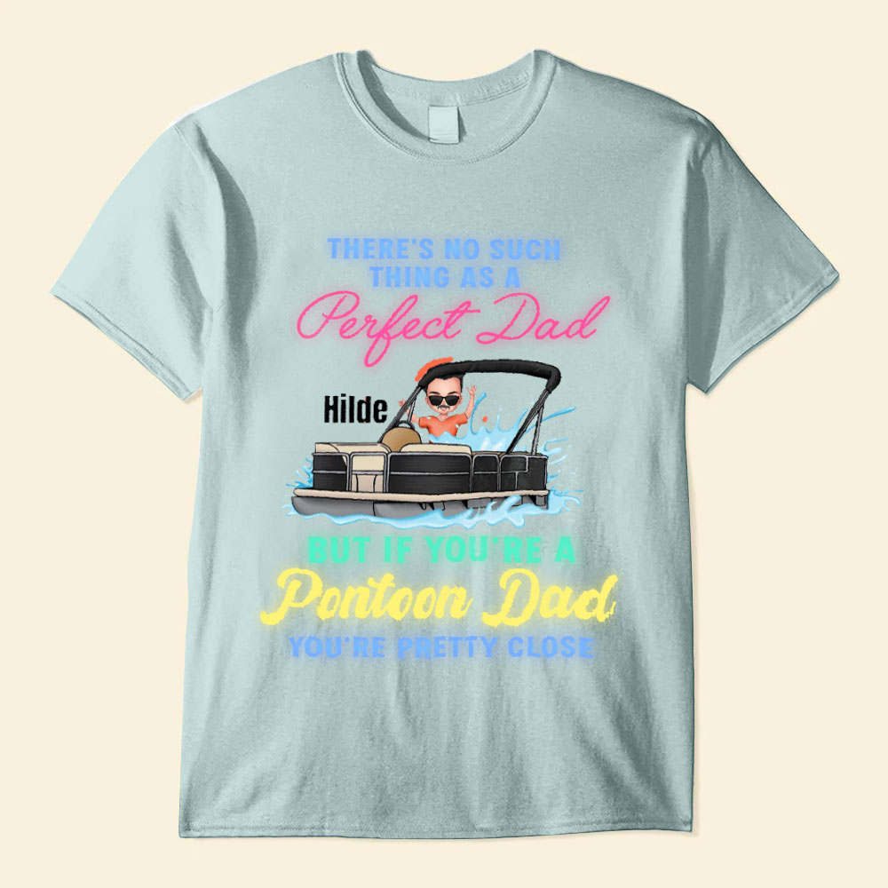Individuell personalisierte T-Shirt Geschenkideen zum Vatertag für Väter Wie ein normaler Vater aber cooler