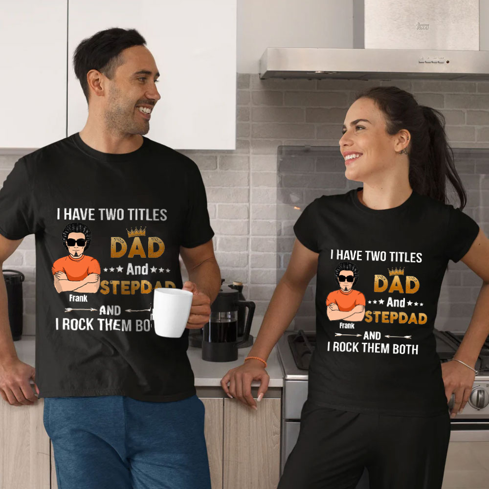 Maßgeschneidertes personalisiertes Vater Tochter Shirt Geschenkidee zum Vatertag kurzärmeliges T-Shirt