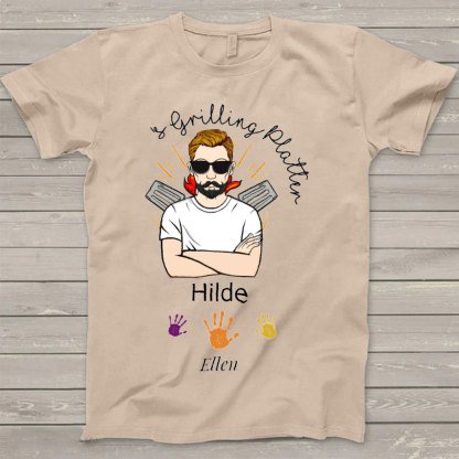 Benutzerdefinierte personalisierte Vater und Tochter Sohn Shirts T-Shirt Geschenkideen zum Vatertag