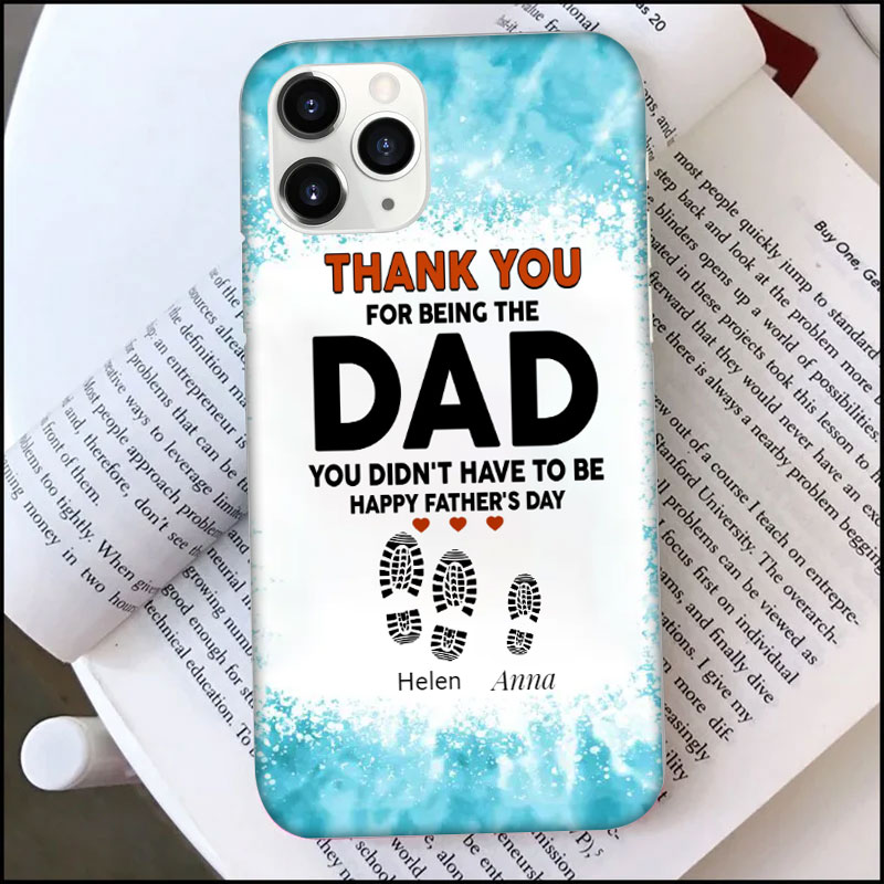 Individuell personalisierte Dankeschön Stiefvater Handyhülle Kreative Vatertagsgeschenke für Stiefvater