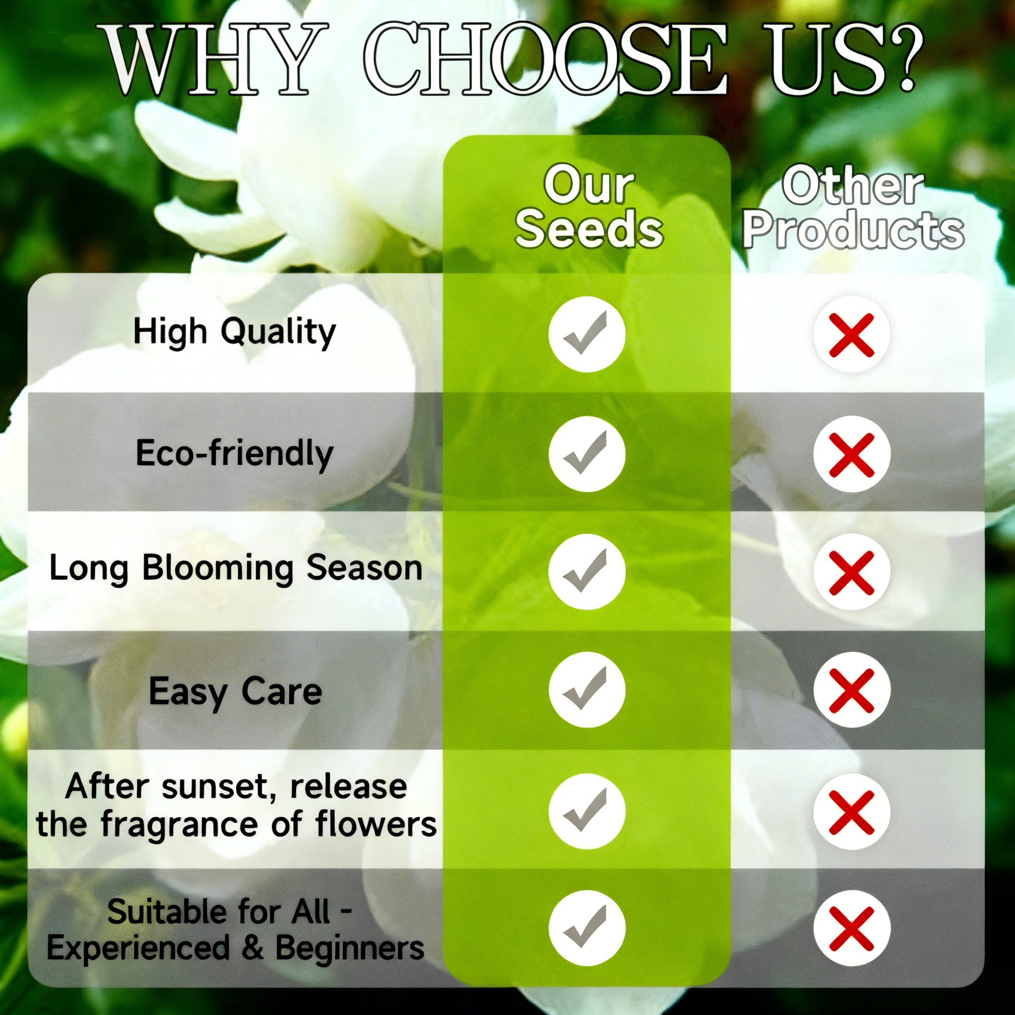 🔥⏰Last Day 49% OFF - Climbing Jasmine Flower Seeds - Nighttime Perfumer