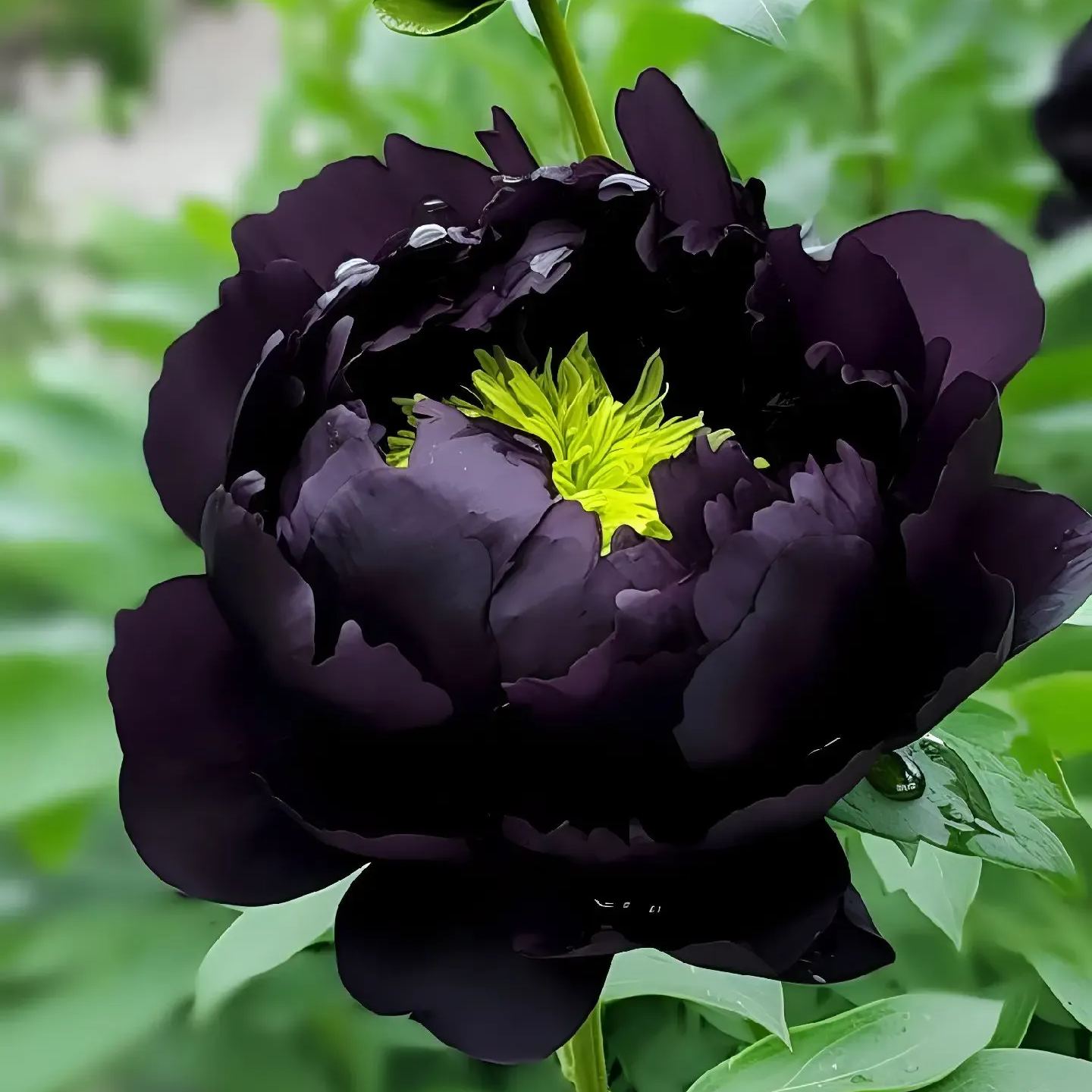 Black Beauty Peony Flower