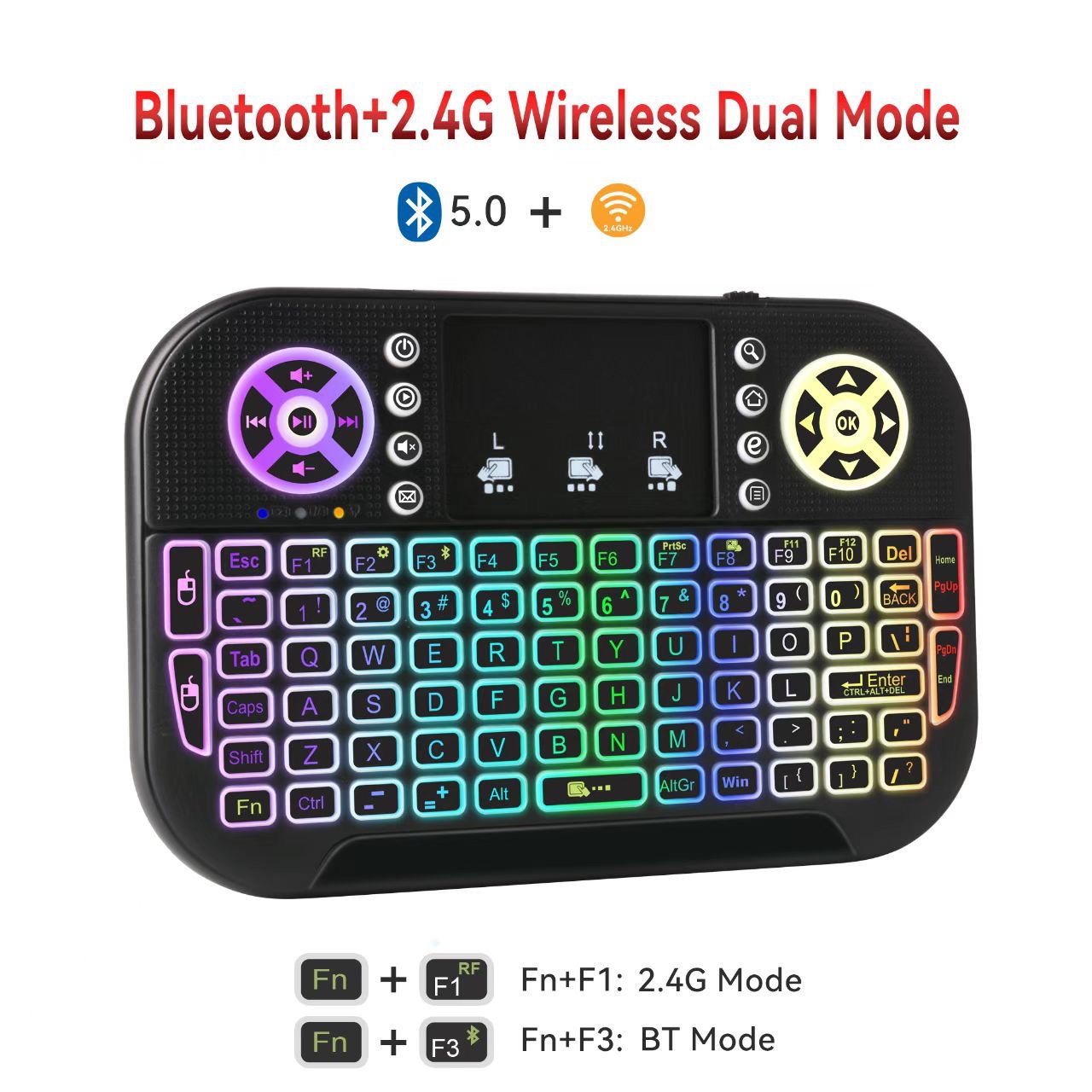 SuperBox Mini Wireless Keyboard with Touchpad
