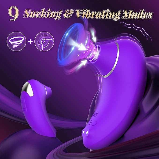 👄 Sucking & Vibrating Nipples Clitoral Stimulator  💦