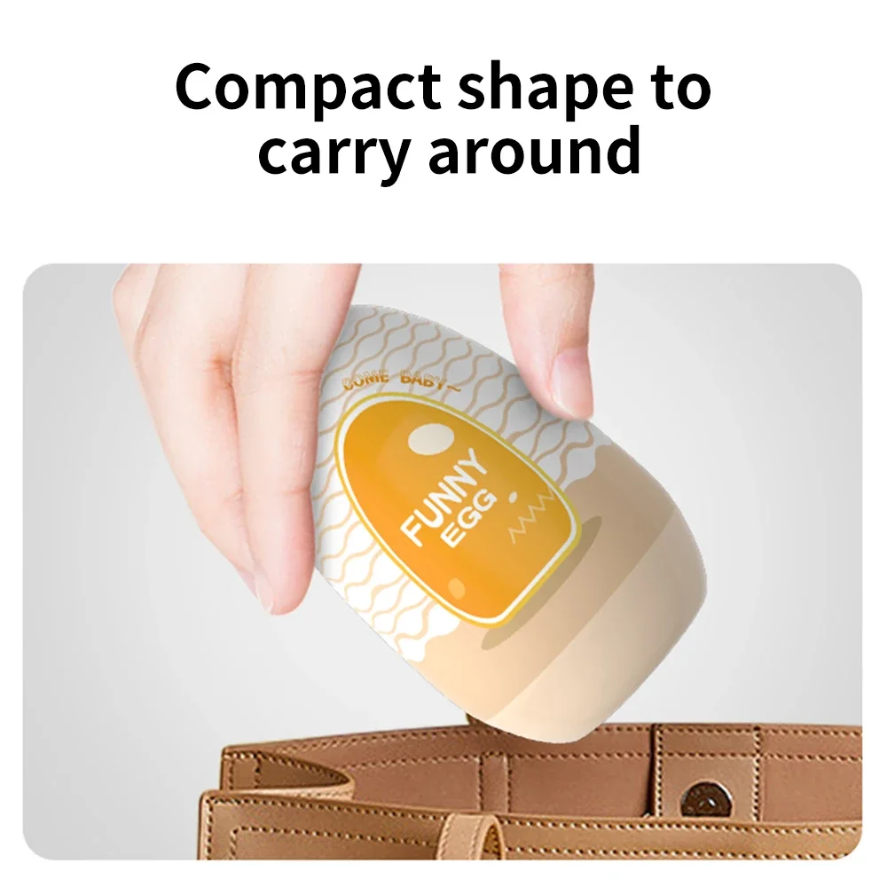 Mini Portable Masturbation Egg Cup