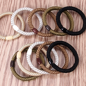 neutral color hair ties