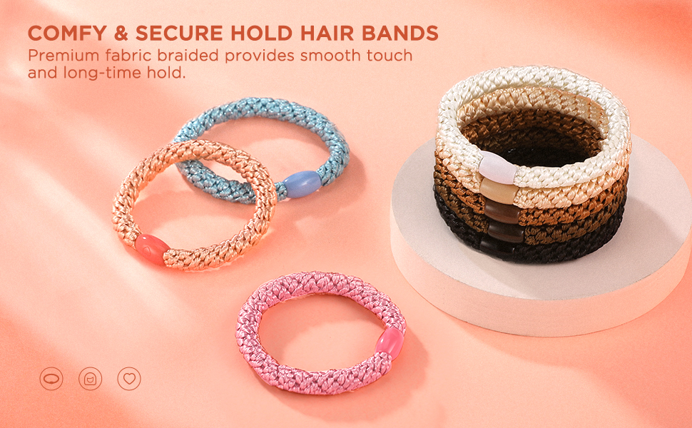 hair ties for thick hair