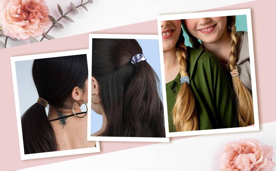 hair ties for ponytail holder