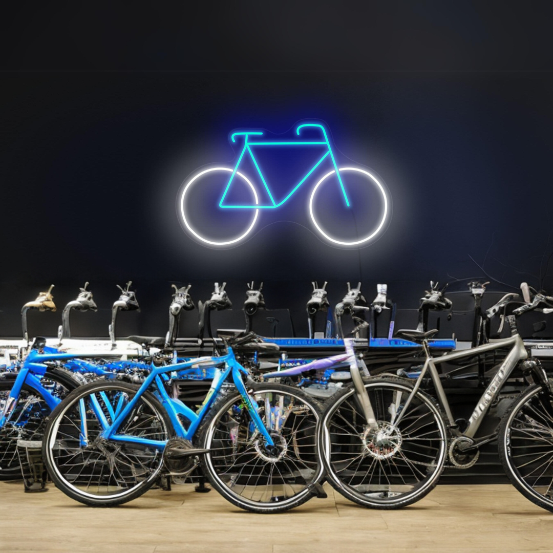 Bicycle neon sign led signs for business