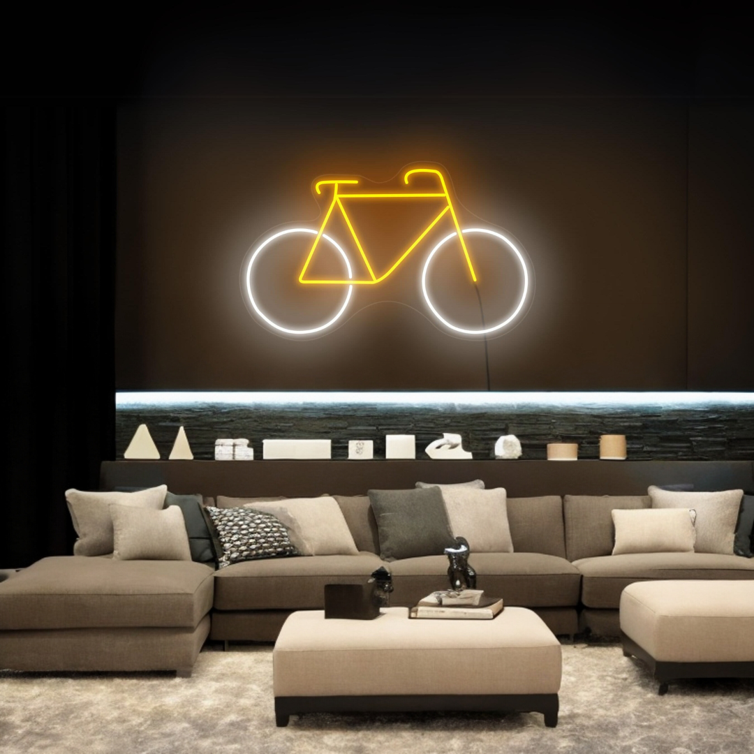 Bicycle neon sign led signs for business