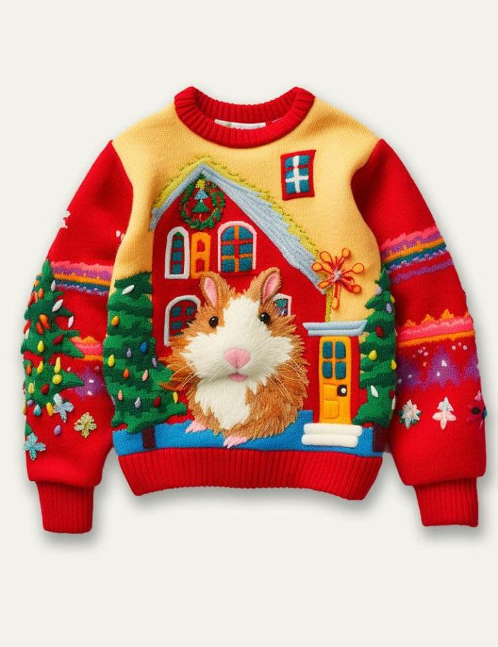 Christmas Guinea Pig Jumper