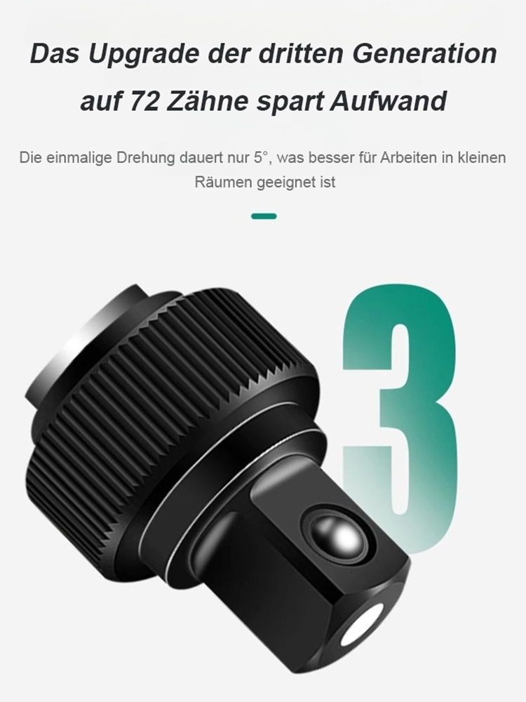 29-teiliger Satz von Zweiwege-Schlüsseln mit Knarreneinsätzen