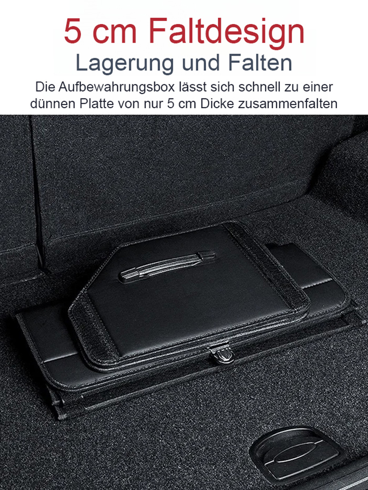 Faltbare Aufbewahrungsbox fürs Auto