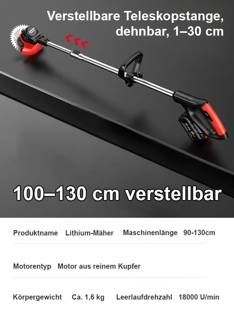 Kleiner elektrischer Rasenmäher
