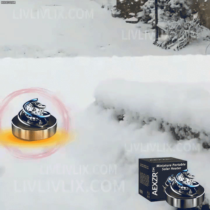 Car Solar Rotary Snow Entfernung und Aromatherapie All-in-One-Maschine