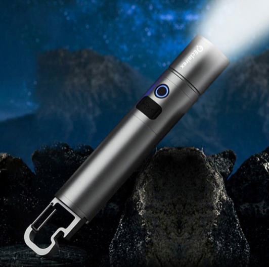 🔦Teleskopische Zoom-Weißlaser-Taschenlampe mit großer Reichweite
