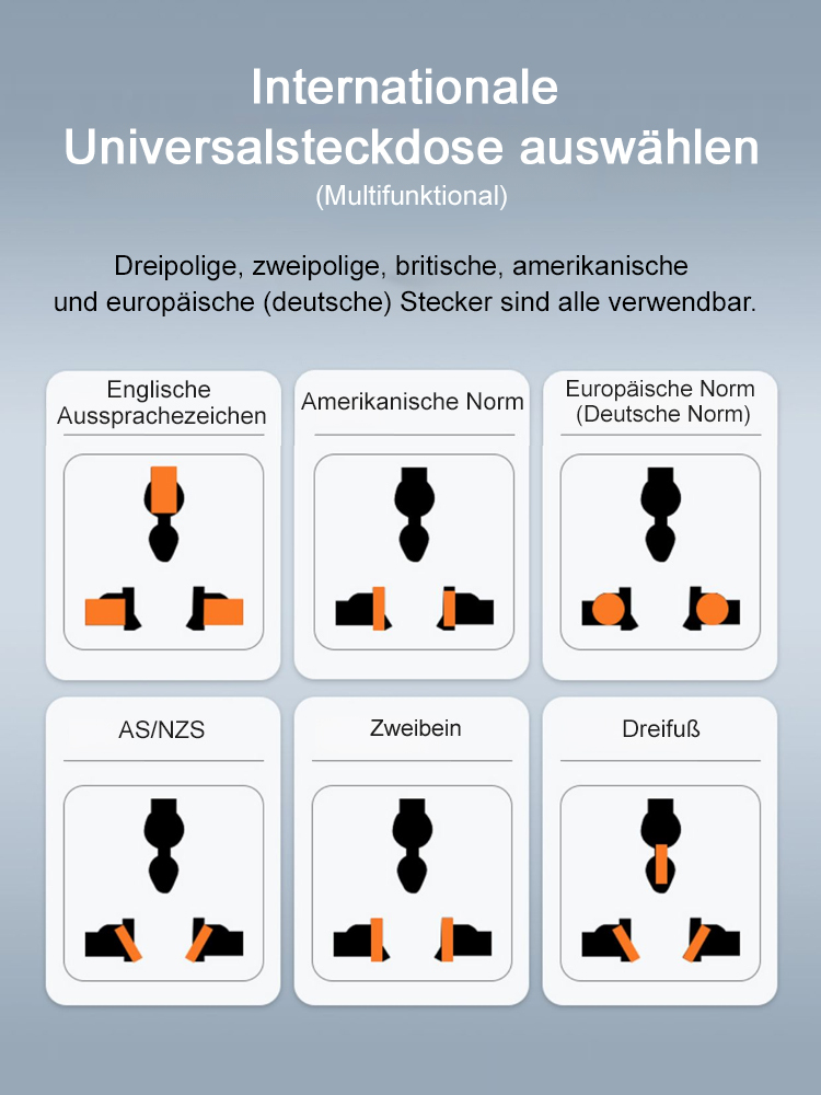 【Steckdosen können nach Bedarf hinzugefügt oder entfernt werden】Wandmontierte, ohne Bohren, verschie