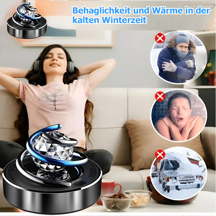 Car Solar Rotary Snow Entfernung und Aromatherapie All-in-One-Maschine