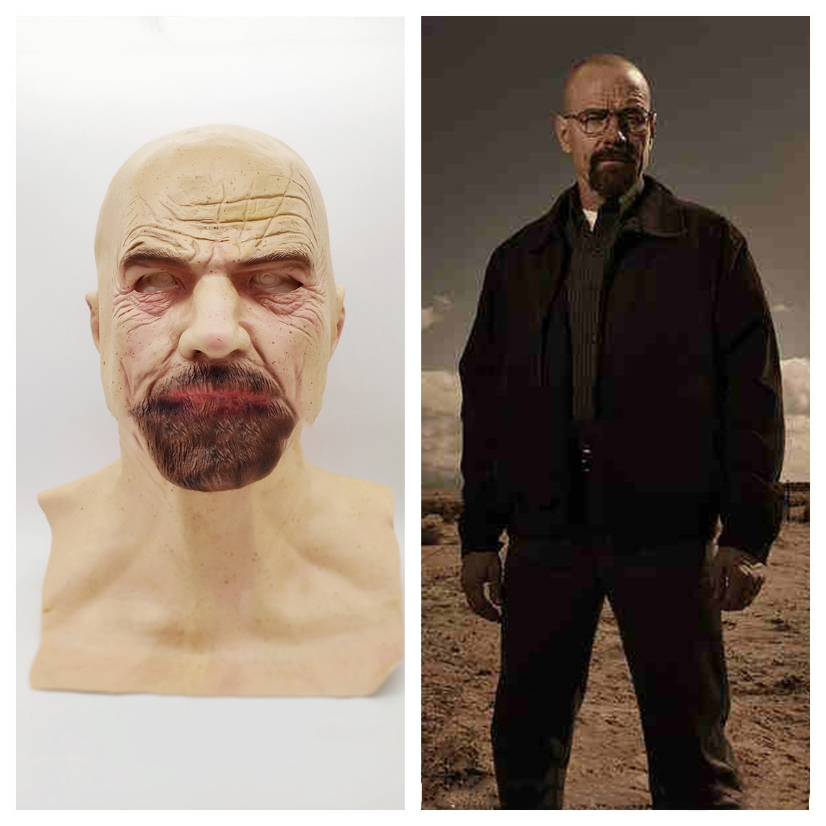 🎃 Ultrarealistische Latex-Kopfbedeckungen helfen Ihnen, einen Hallowe