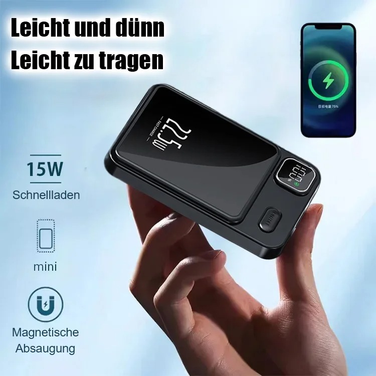 Magnetisches drahtloses Ladegerät Schlank und tragbar