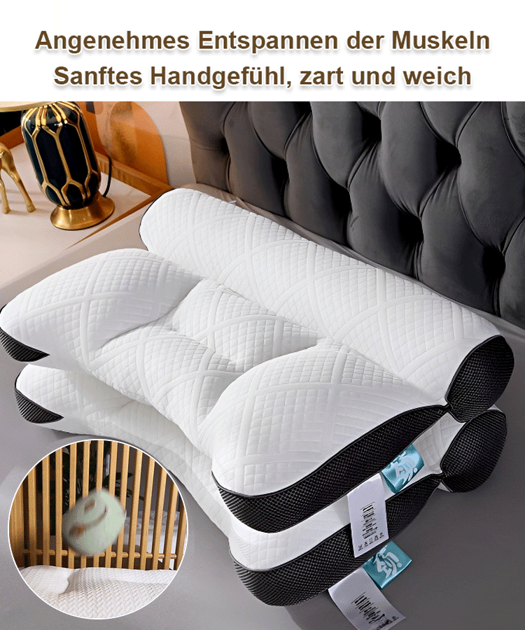 🌜Erleben Sie eine angenehme Nachtruhe mit dem perfekten Nackenstützkissen! 😴 In 1 Sekunde einschlafen.