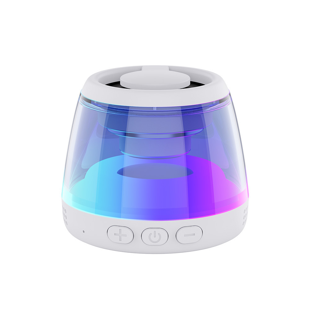 Magnetischer Bluetooth-Lautsprecher mit RGB-Farblicht.