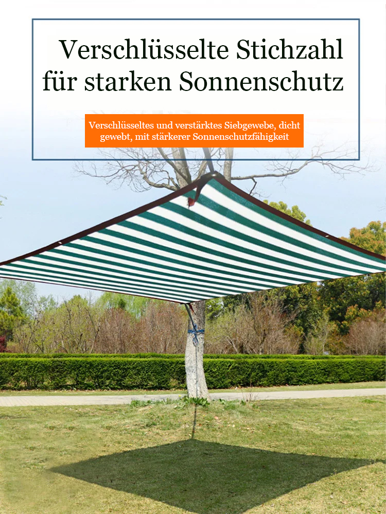 Dark Green White Shade Mesh Verschlüsseltes, verdicktes Wärmedämmungsnetz