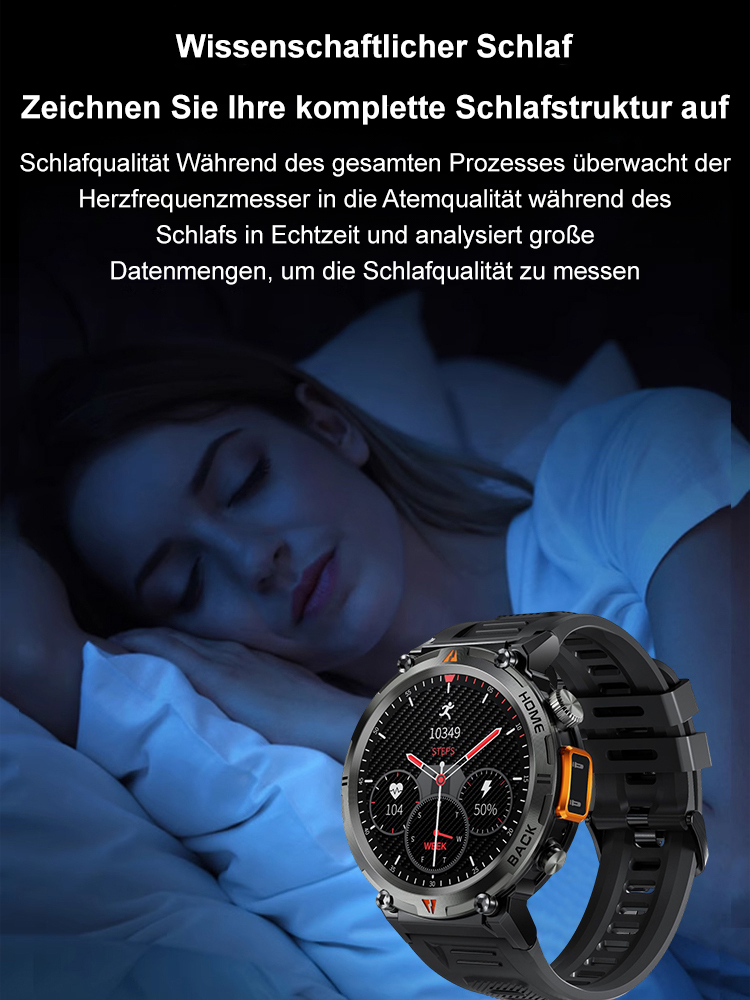 Bluetooth Sport Herzfrequenz-Erkennung LED Smartwatch
