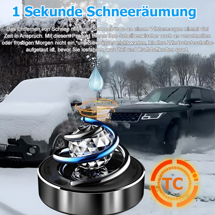 Car Solar Rotary Snow Entfernung und Aromatherapie All-in-One-Maschine