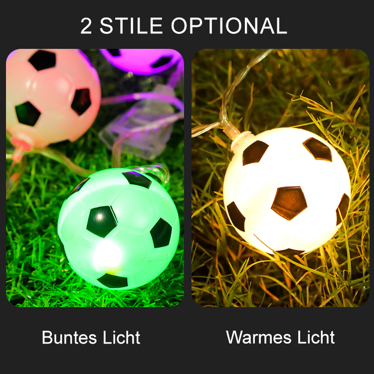 LED-Dekorationslicht mit Fußball-WM-Motiv