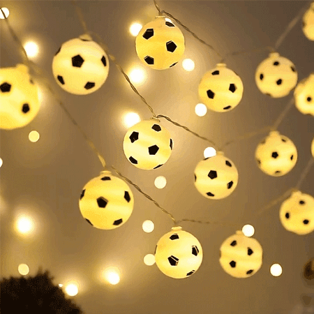 LED-Dekorationslicht mit Fußball-WM-Motiv