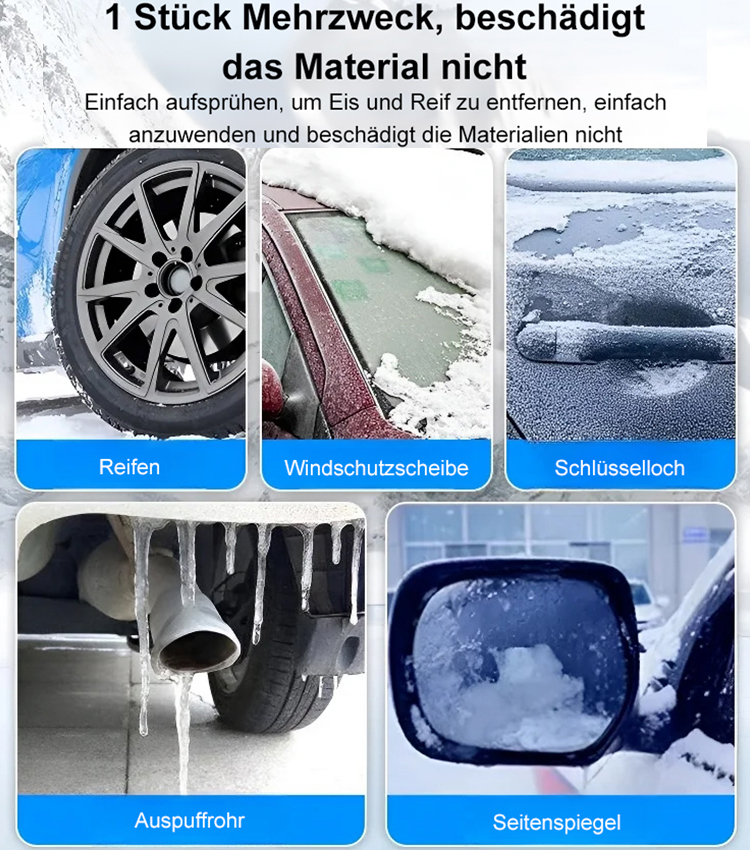 【⏰Halber Preis für kurze Zeit】🧊Superstarkes Schneeschmelz- und Auftauspray