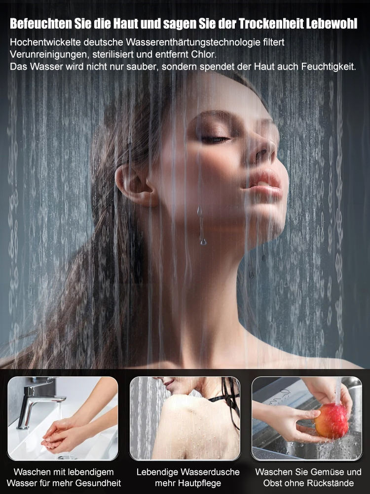【🌡️Energiesparende Variable-Frequenz-Technologie】🚿Thermostatischer Durchlauferhitzer
