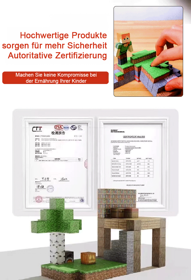 ✨Kreatives Spielzeug, das die Fantasie anregt——“Die Welt in deiner Hand”🧊Verwandlungsfähige Magnetwürfel-Bausteine
