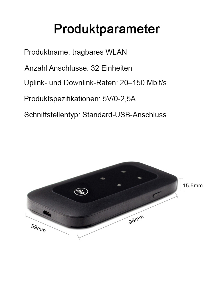 【🌍📶Superstarkes Signal ohne Verzögerung】Weltweit einsetzbares tragbares WLAN