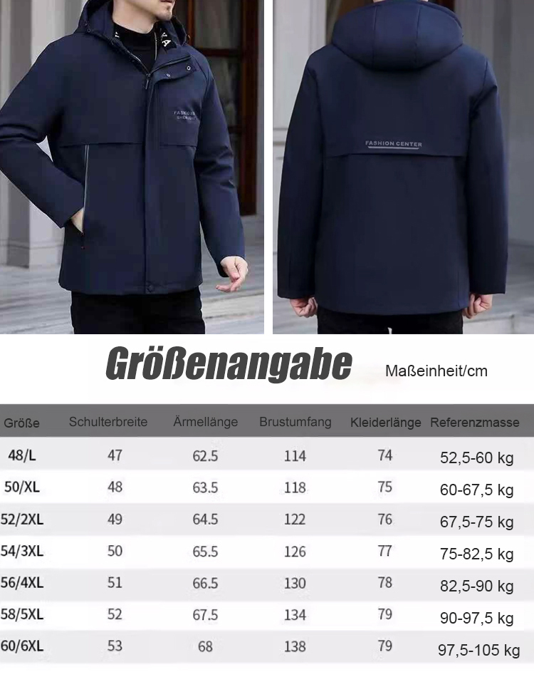 [-30 Grad Celsius kalt] Pelzmantel für Männer