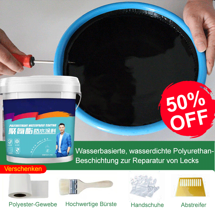 🛡️💧Polyurethan-Abdichtung und Leckagebeseitigung Umweltfreundliche Beschichtung
