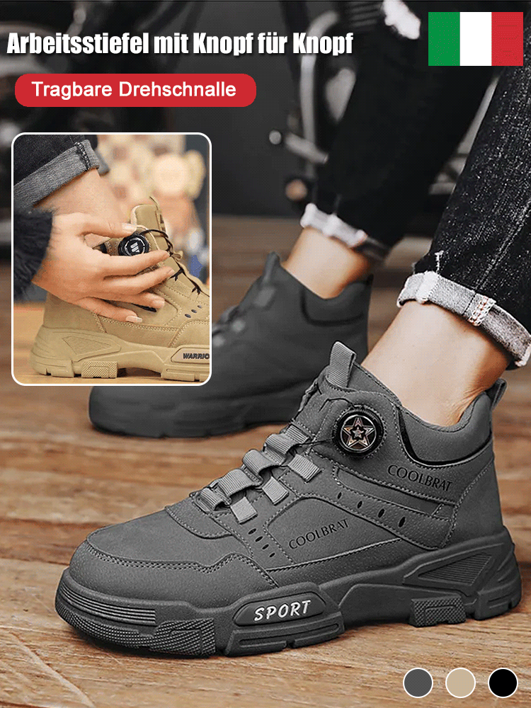 👟2024 neue Arbeitsstiefel ✨Die Innenschicht ist samtgefüllt, weich und elastisch! 🌿Deodorant und antibakteriell, nicht stickig, die erste Wahl für die Arbeit im Freien, zum Spielen und im Alltag.