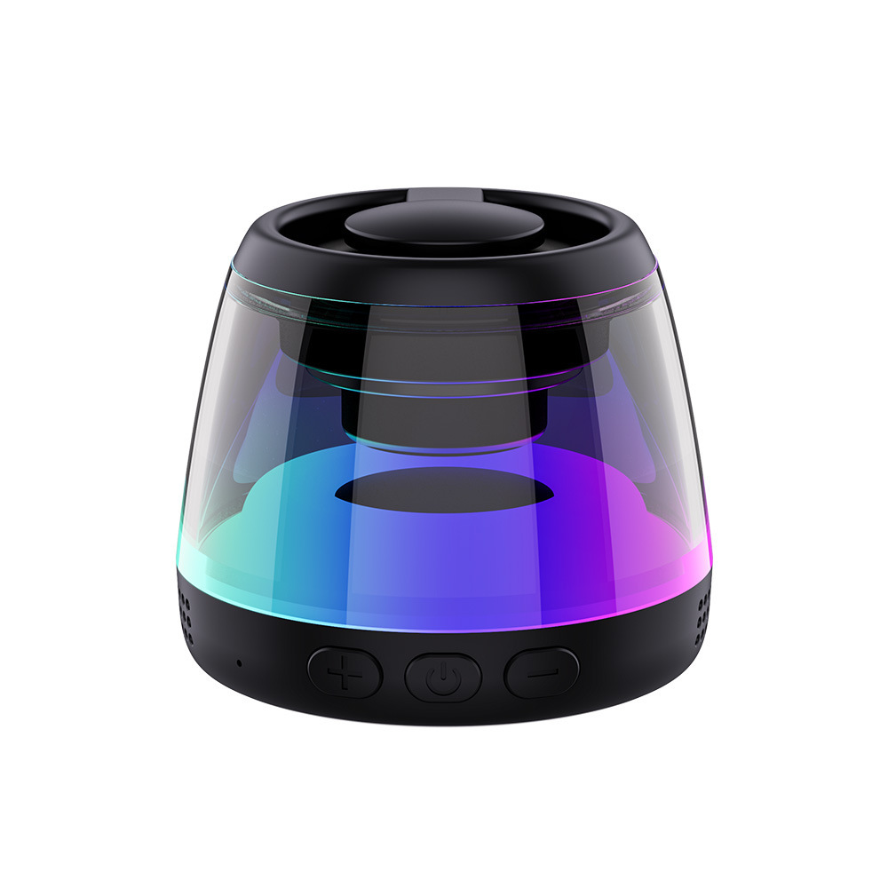 Magnetischer Bluetooth-Lautsprecher mit RGB-Farblicht.