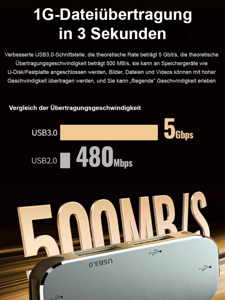 6-in-1-Typ-Multifunktionskonverter