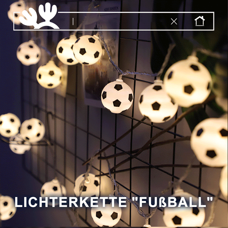 LED-Dekorationslicht mit Fußball-WM-Motiv