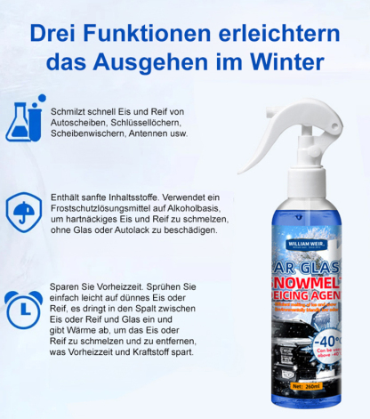 【⏰Halber Preis für kurze Zeit】🧊Superstarkes Schneeschmelz- und Auftauspray