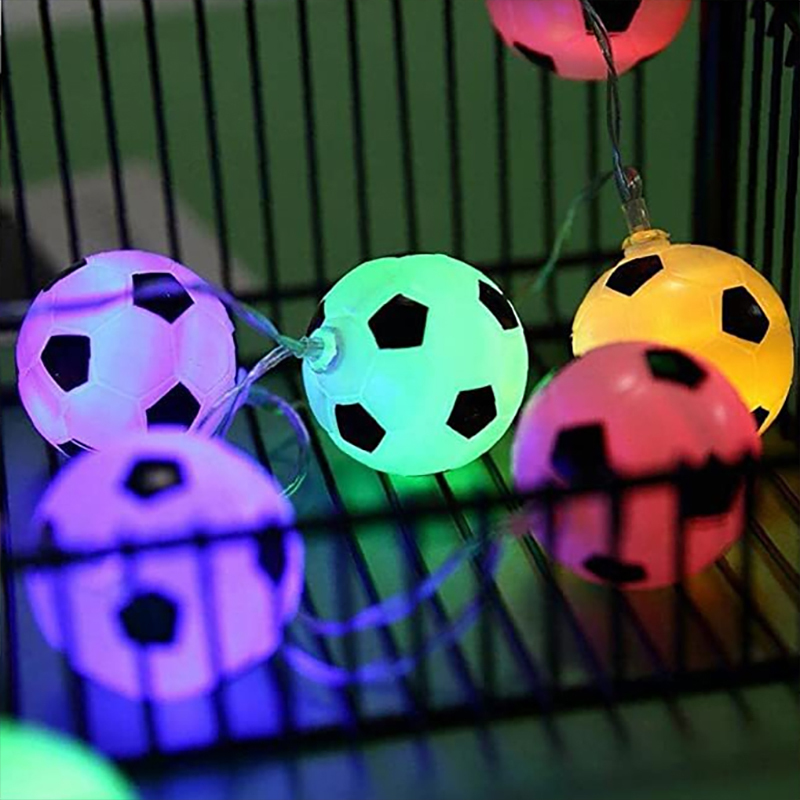 LED-Dekorationslicht mit Fußball-WM-Motiv
