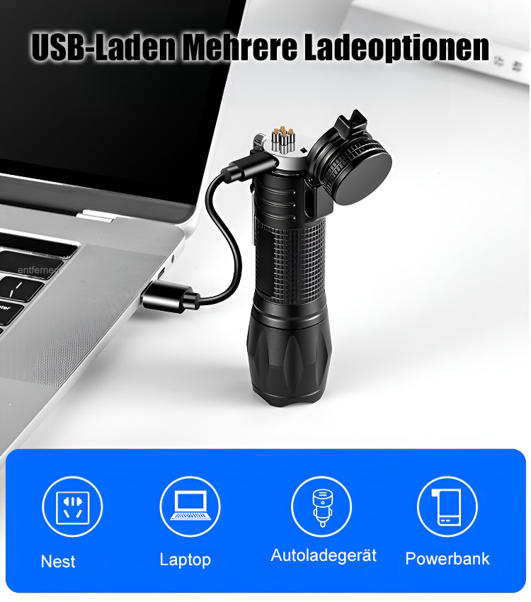 Dual Arc Defensiv-Taschenlampe