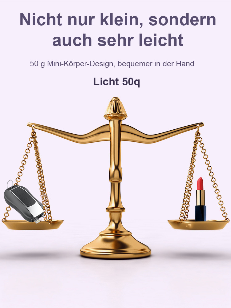 Tragbares Mini-Kompakt-Ladegerät für den Schlüsselbund