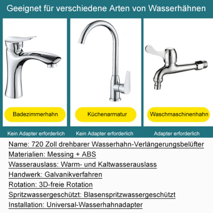 Universeller Wasserhahn