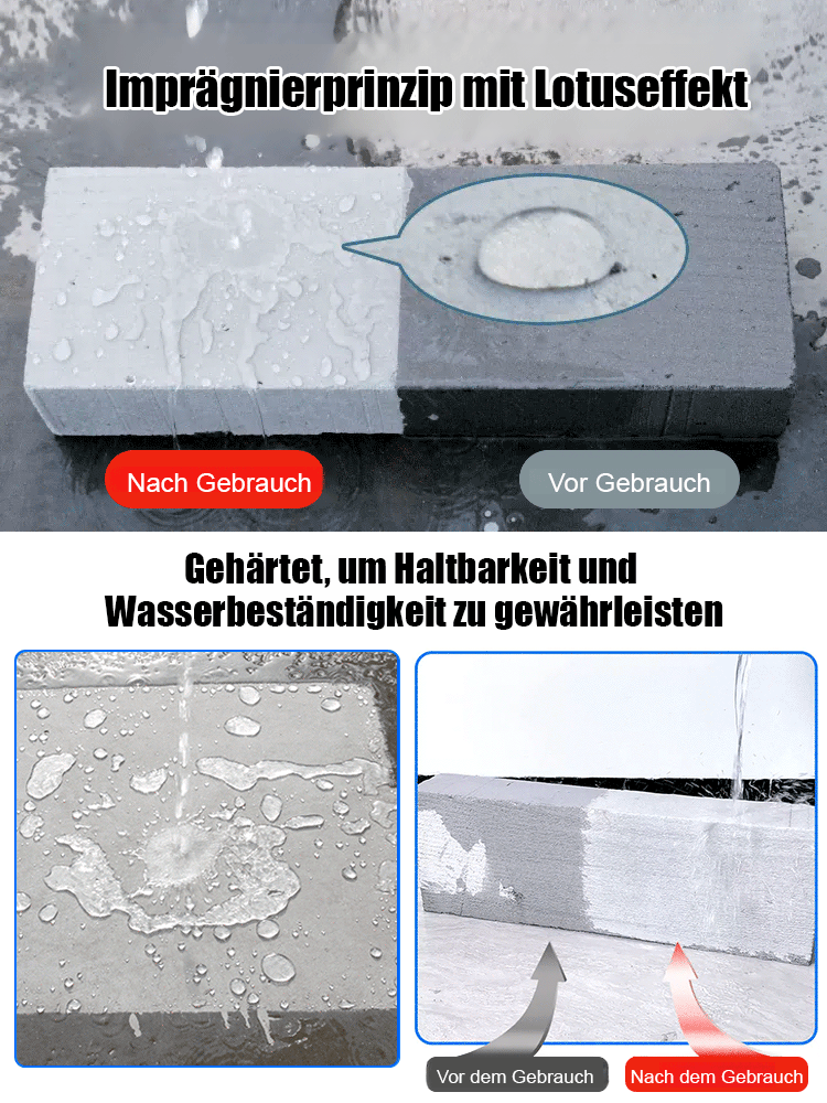 【Transparenter wasserfester Klebstoff】Patentierte wasserdichte US-Technologie, die 50 Jahre lang nicht ausläuft. Wenn sie nicht funktioniert, erstatten wir 100 %！
